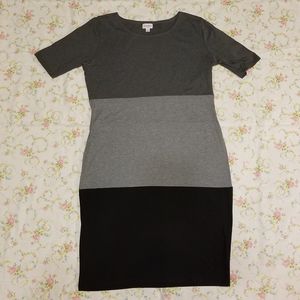 3 Color Block Tshirt Dress by LuLaRoe